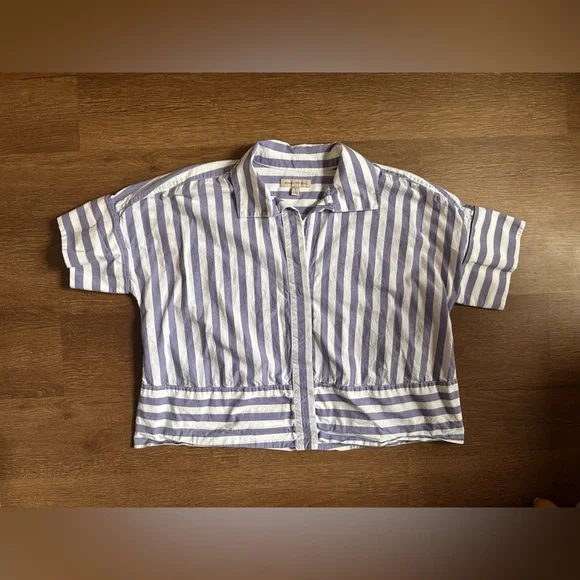 ❌SOLD❌ Banana Republic Laurel French-Cuff Shirt Size L - Picture 2 of 8